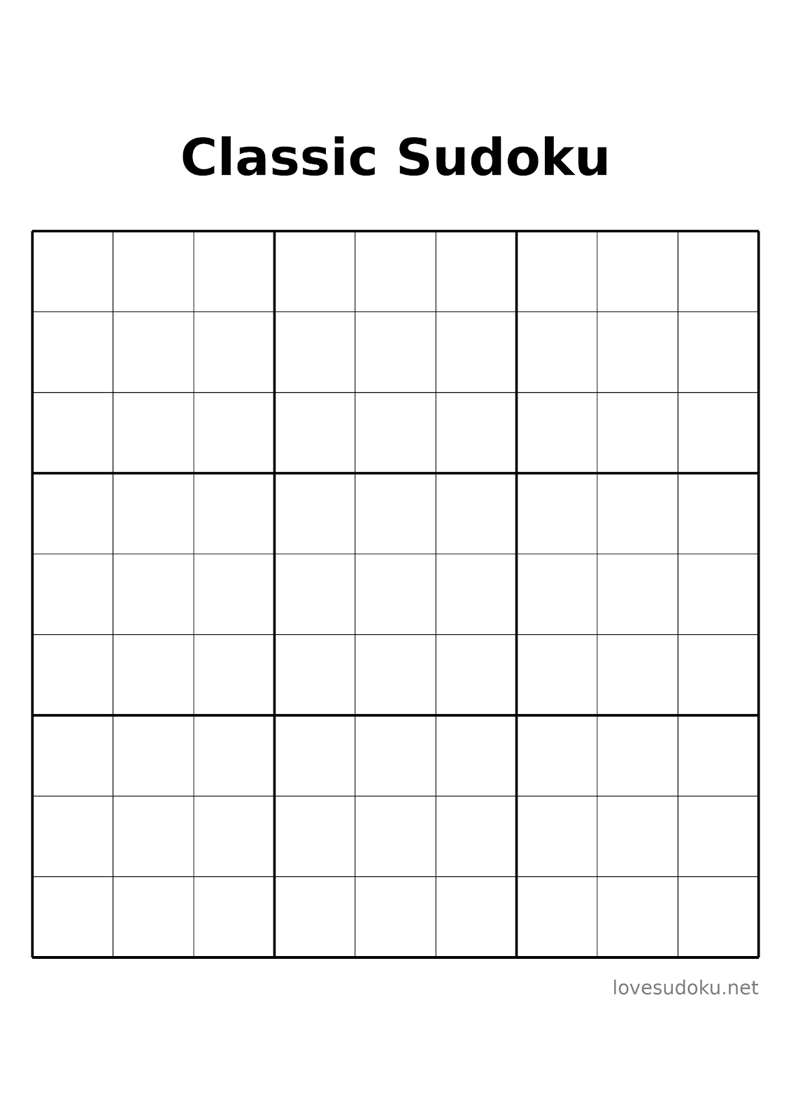 sudoku medium print